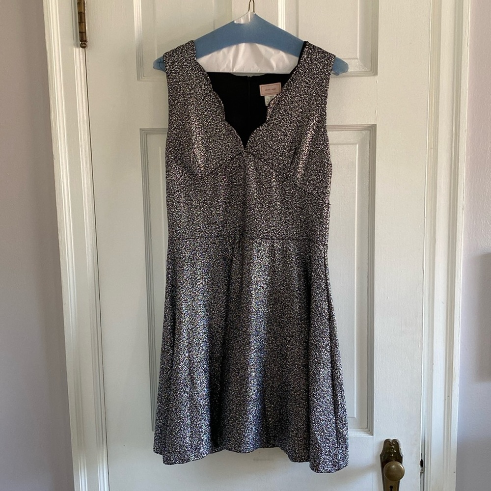 L sparkly fit and flare mini